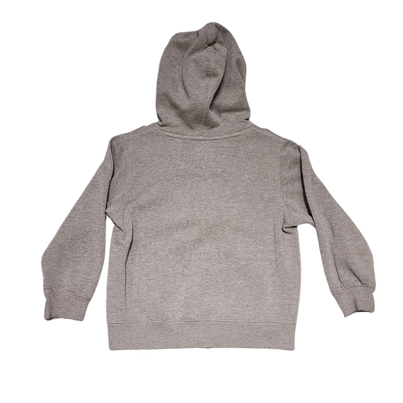 CONVERSE Kids Full Zip Grey Hoodie Size L 6-7 Yrs - Picture 4 of 6